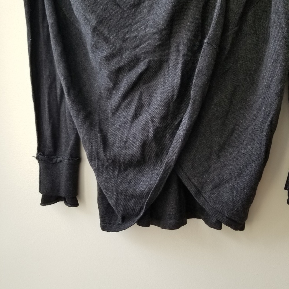 Lululemon Knit Wrap Sweater Black - Picture 4 of 6